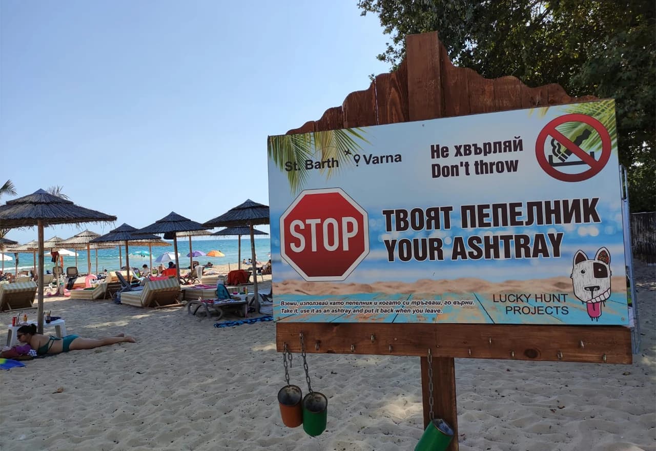 Pepeljare za plaže