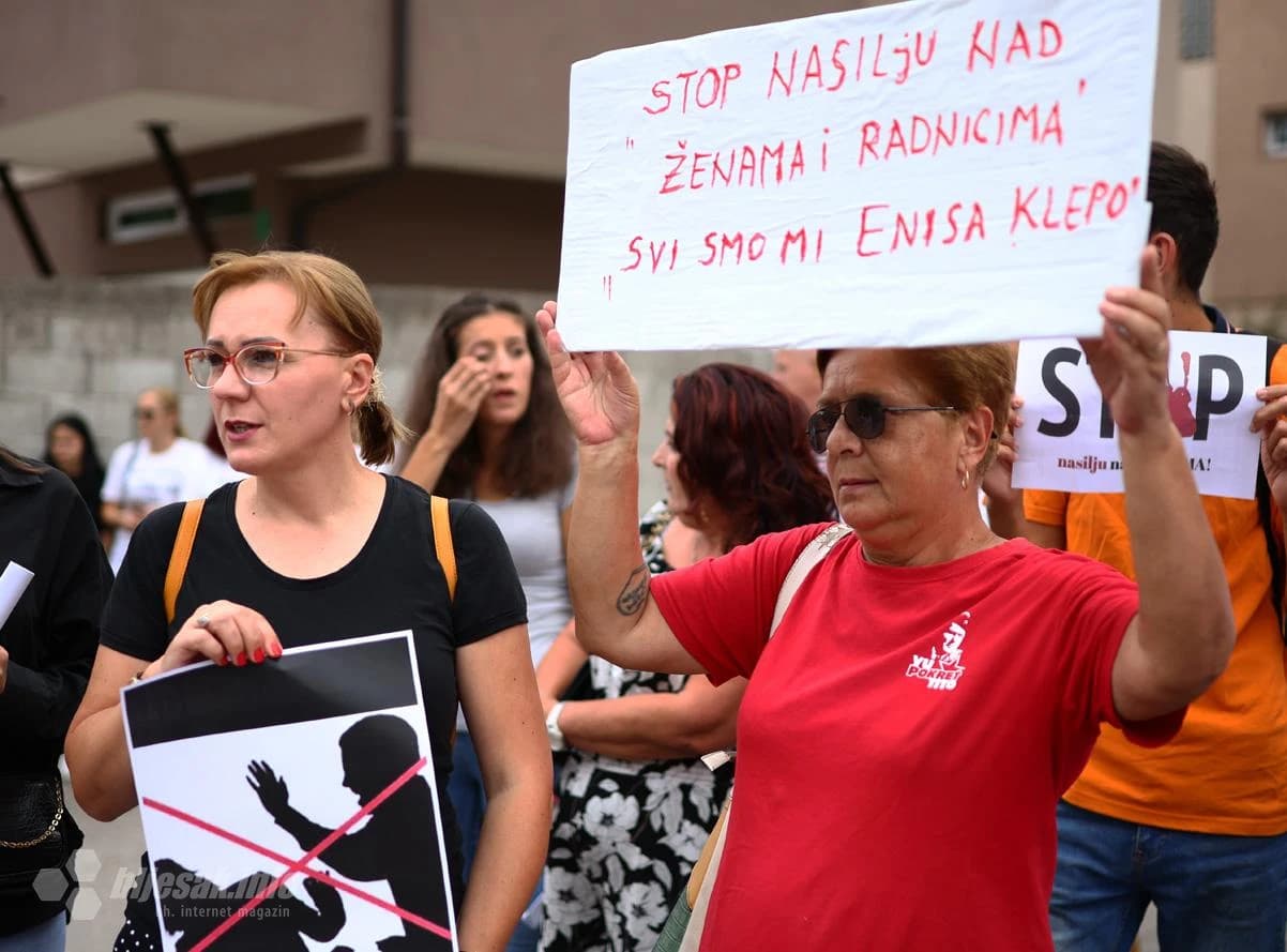 Prosvjedi u Jablanici u znak podrške Enisi Klepo