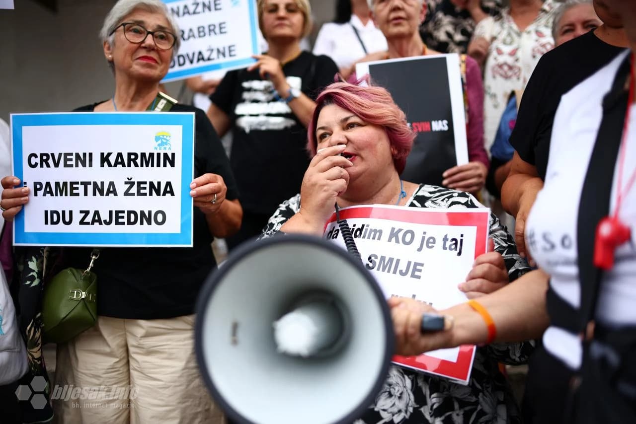 Prosvjedi u Jablanici u znak podrške Enisi Klepo