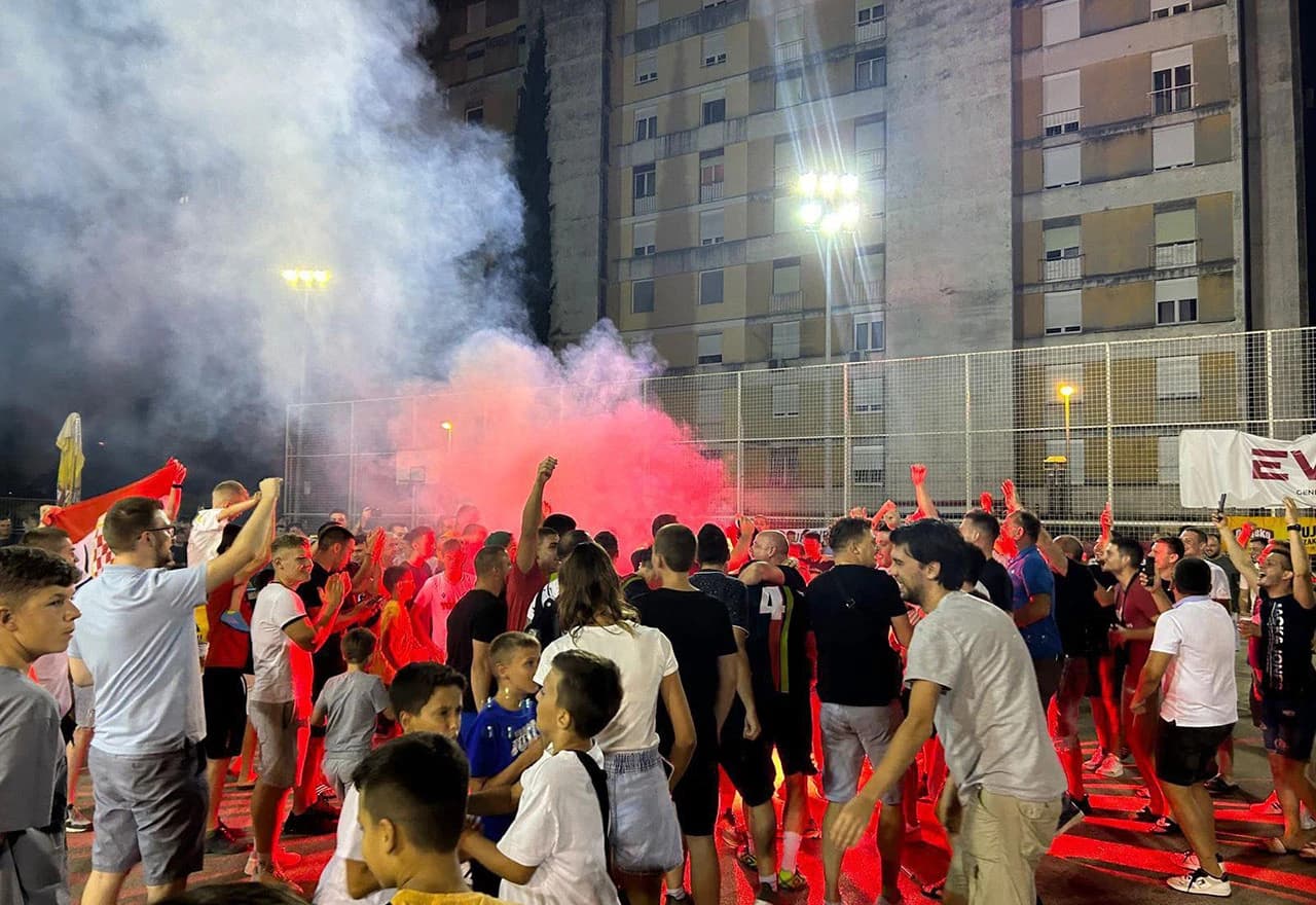 Slavlje Ilićana nakon pobjede