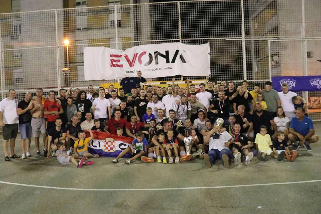 Slavlje Ilićana nakon utakmice