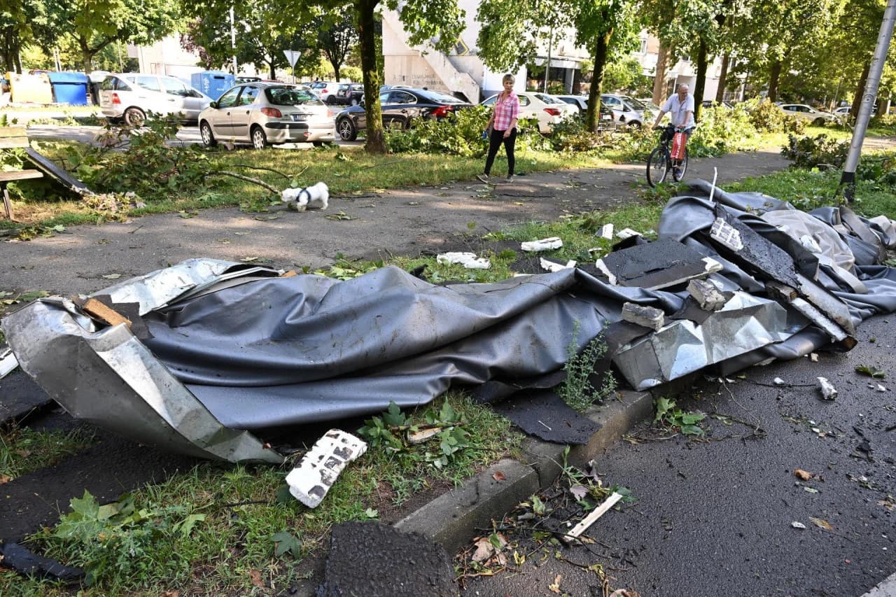 Jutro nakon oluje u Zagrebu