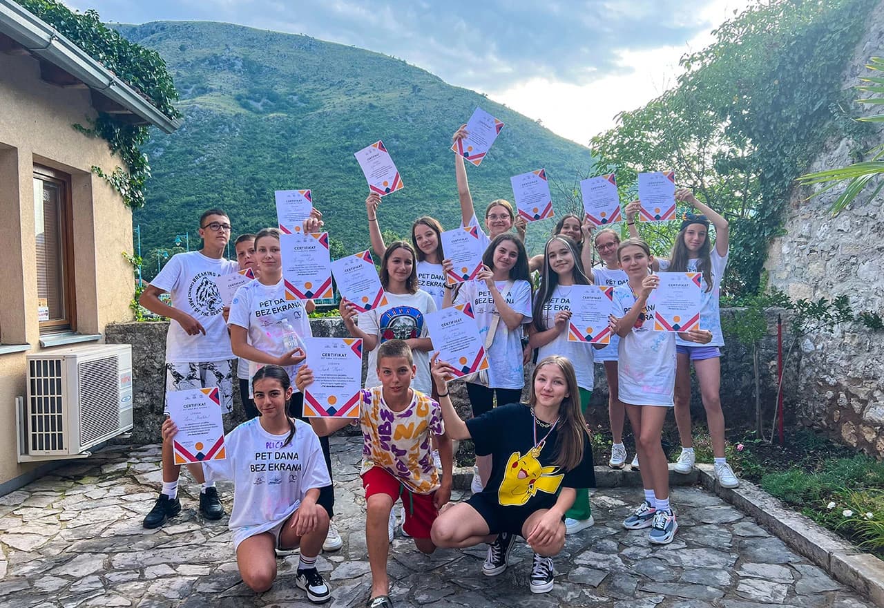 Kamp pod nazivom 5 dana bez ekrana održan u Stocu