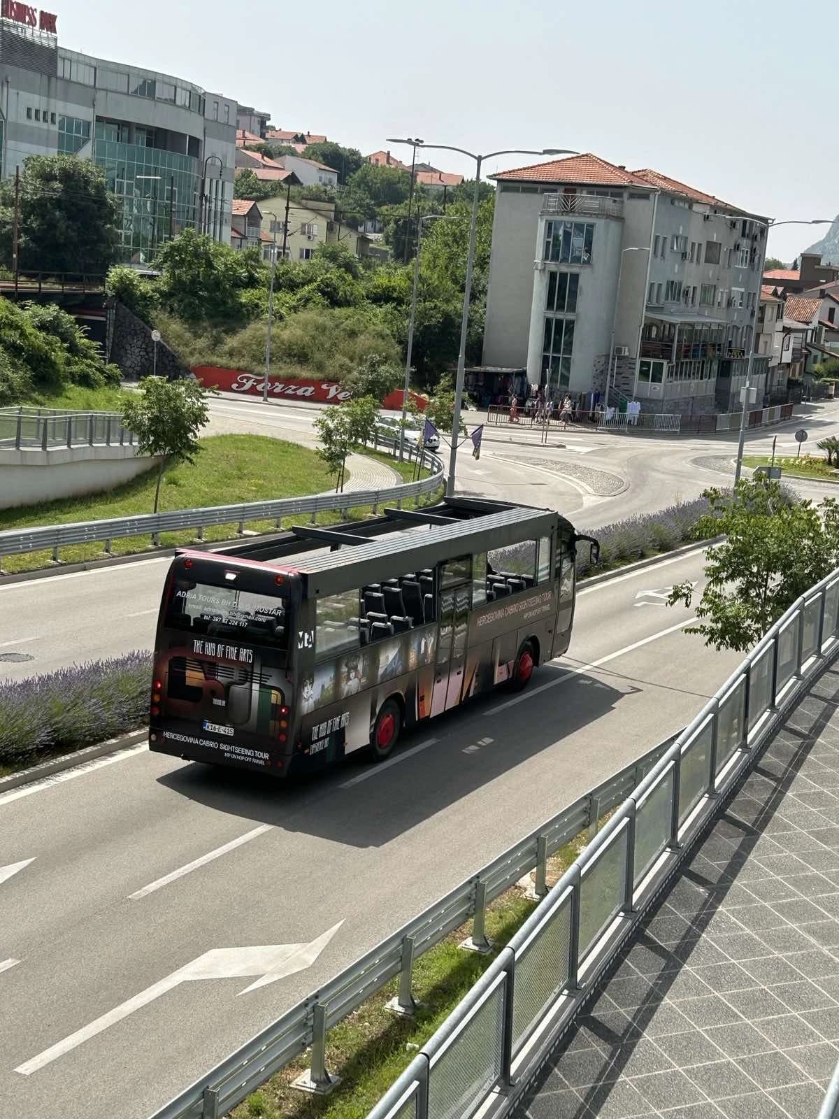 Cabrio bus Mostar by Adria Tours
