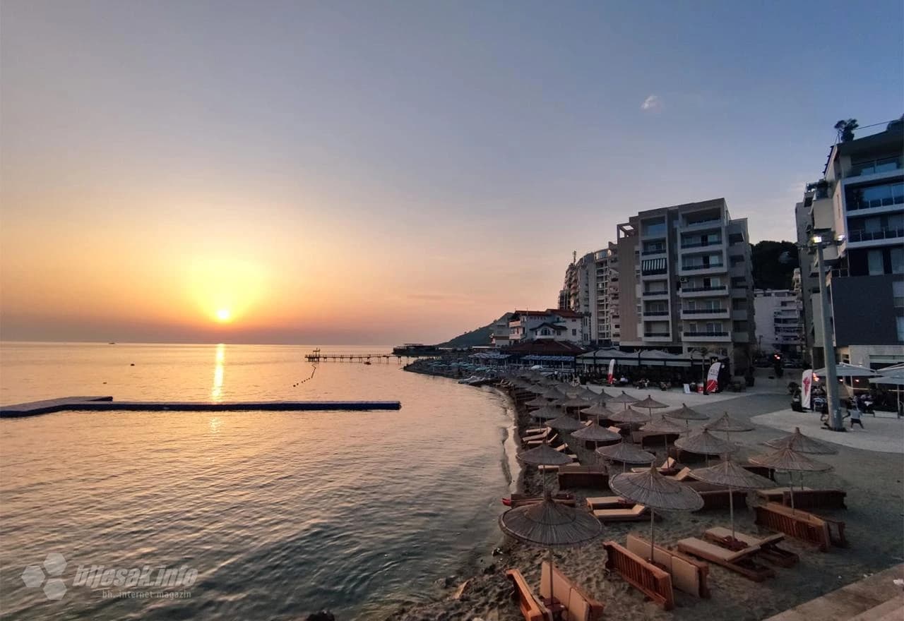 Zalazak sunca u Draču