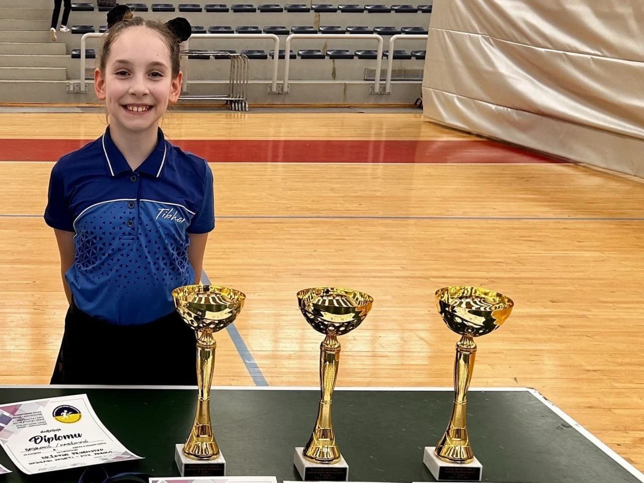 Mia sa osvojenim trofejima 