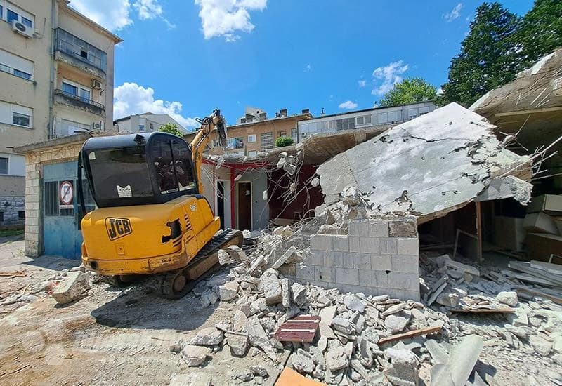 Demolicija u Zagrebačkoj ulici