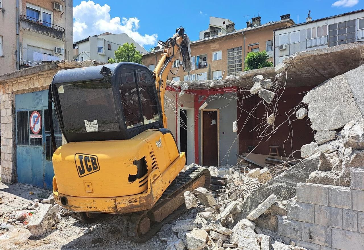 Demolicija u Zagrebačkoj ulici