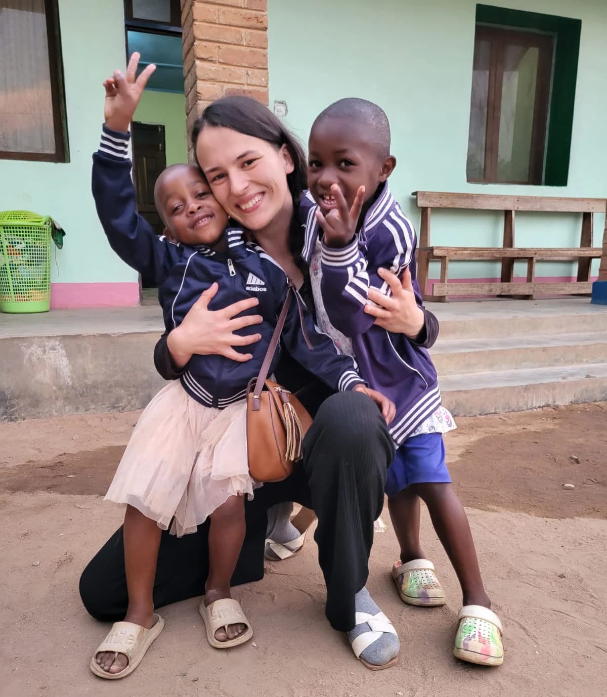 Zorica Pandža na volontiranju u Africi