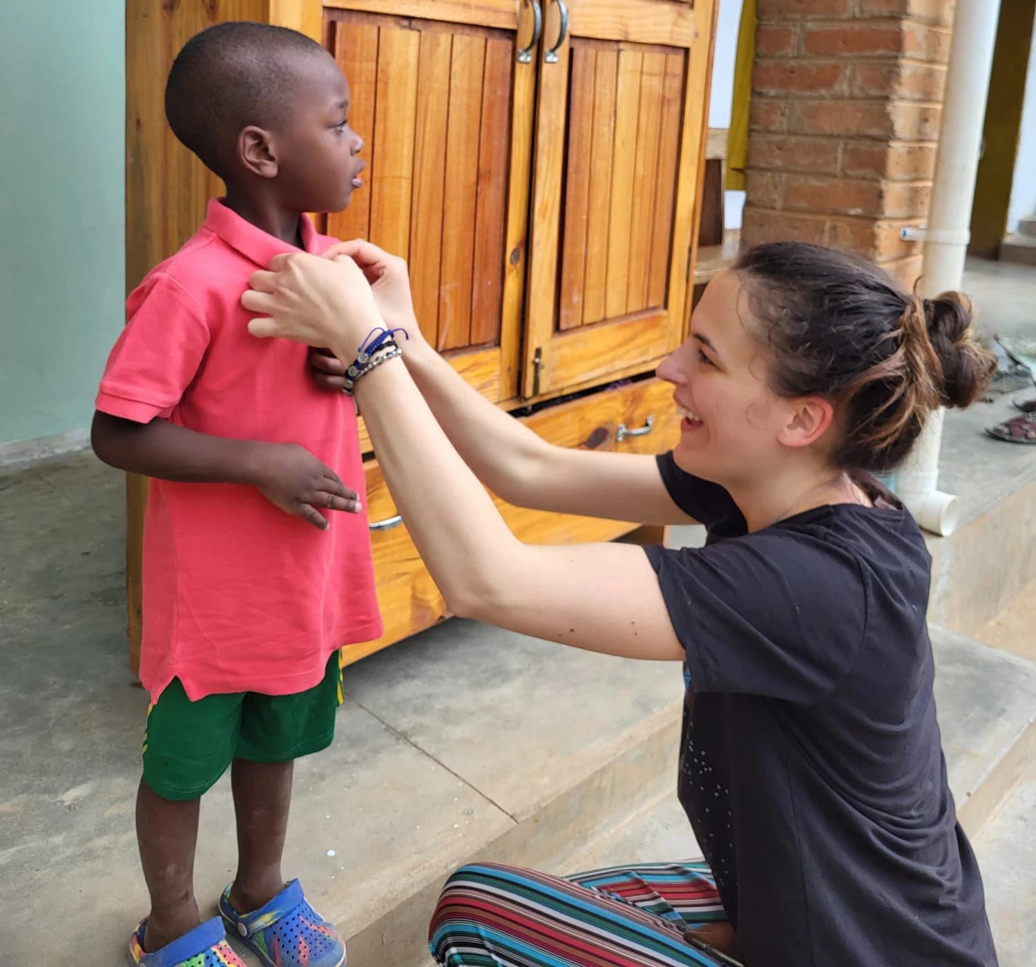 Zorica Pandža na volontiranju u Africi