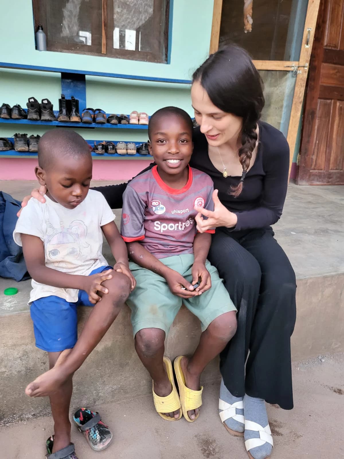 Zorica Pandža na volontiranju u Africi