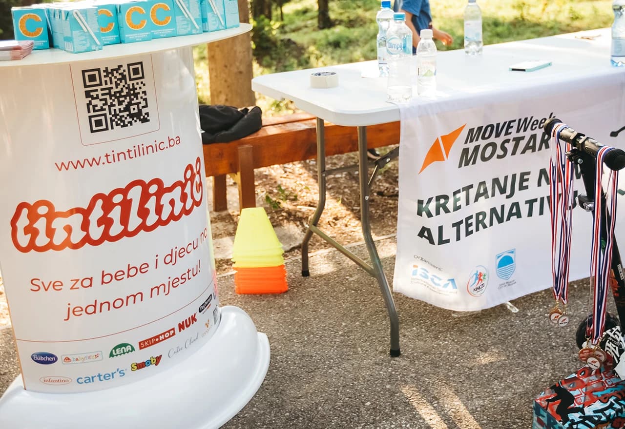 Utrka romobilima za malene Mostarce i Mostarke