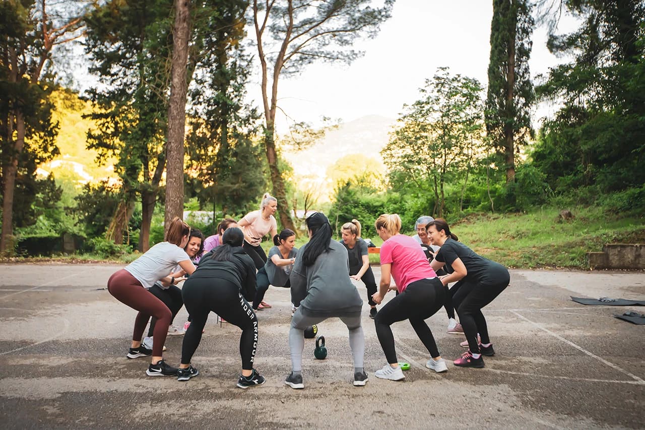 Jutarnja tjelovježba na Trimuši