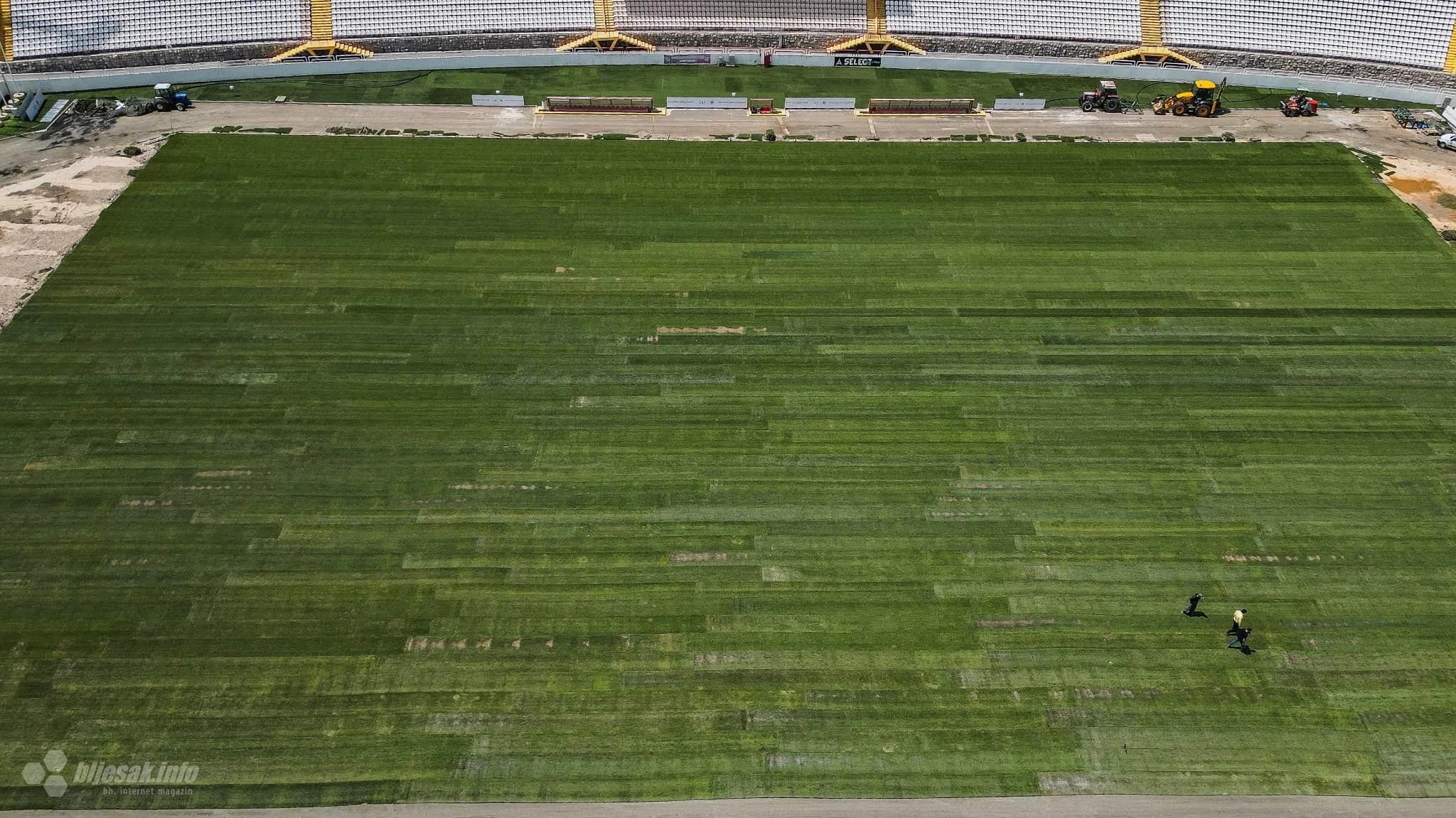 Hibridni travnjak najnovije generacije pokrio je aktualni mostarski pijesak