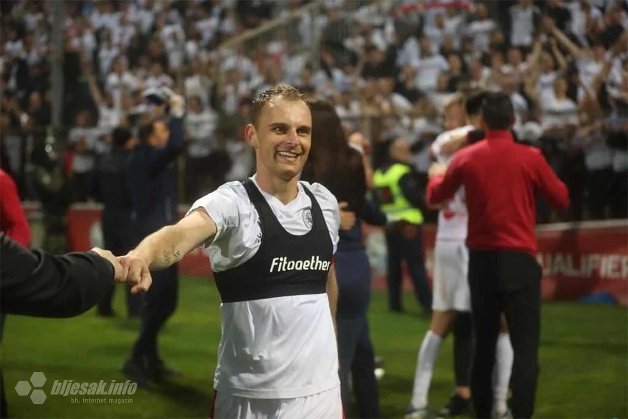 Slavlje igrača i navijača Zrinjskog