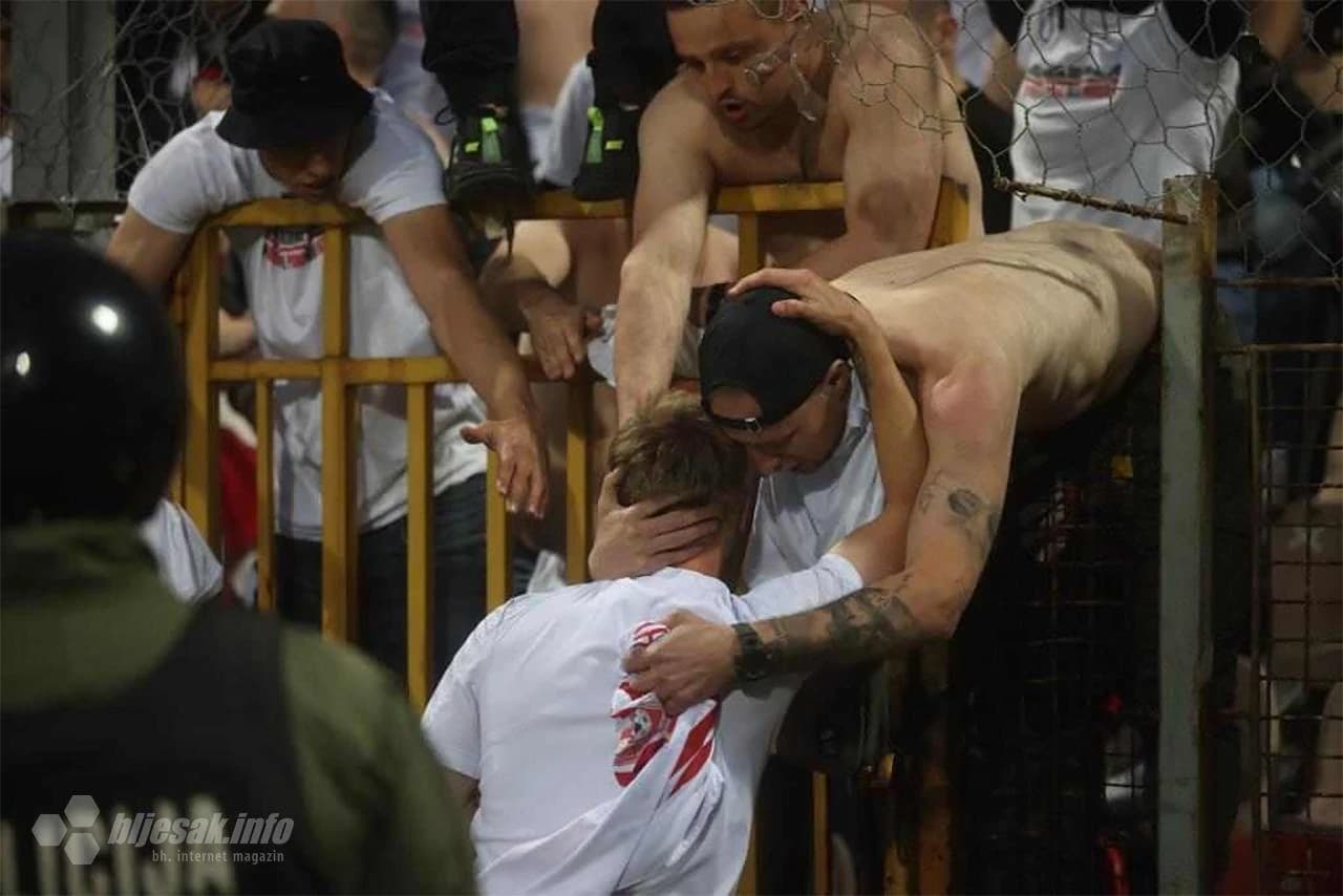 Slavlje igrača i navijača Zrinjskog