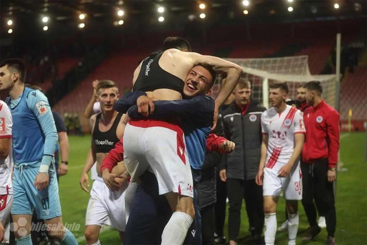 Slavlje igrača i navijača Zrinjskog