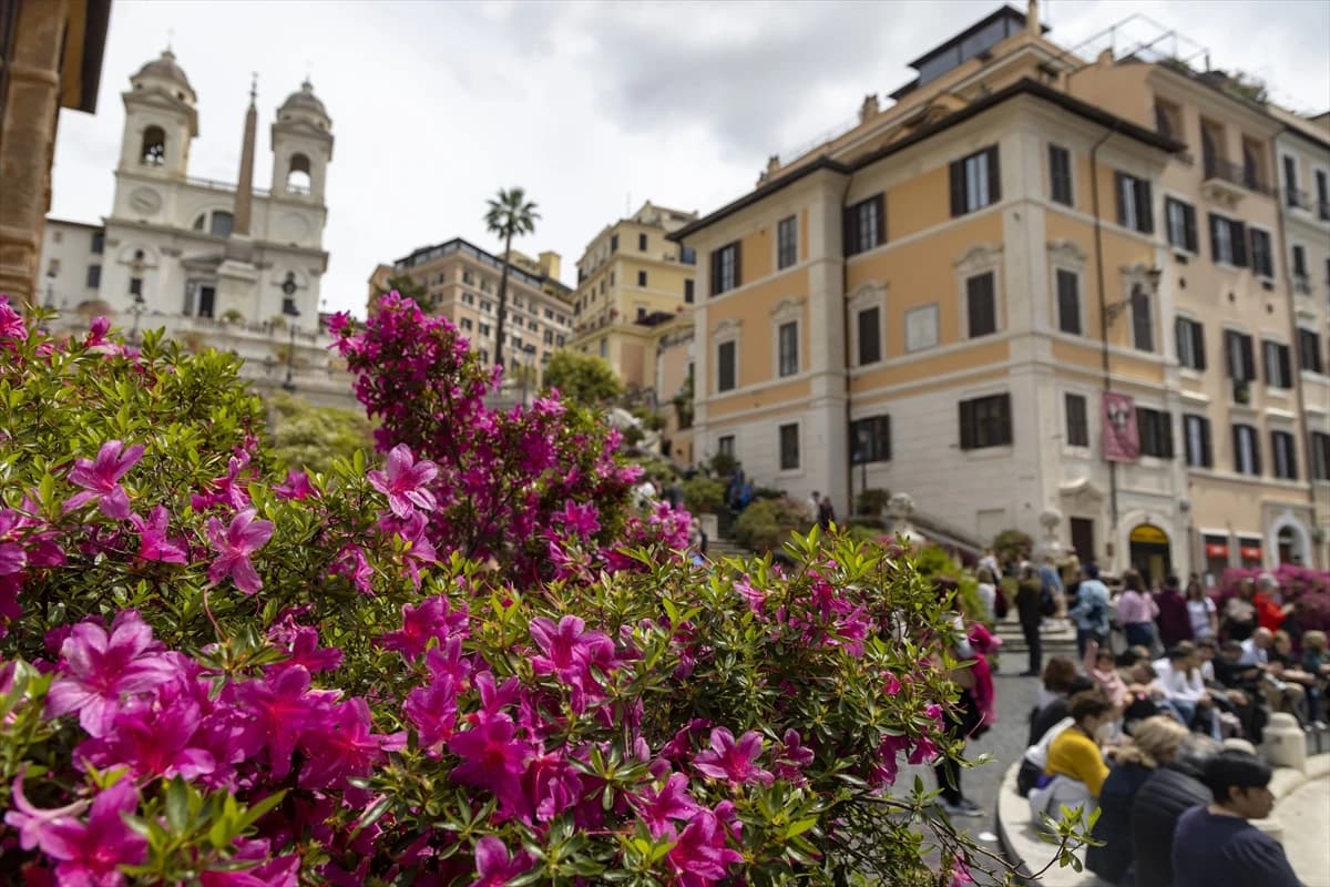Kakvi ružičasti prizori na Španjolskim stepenicama