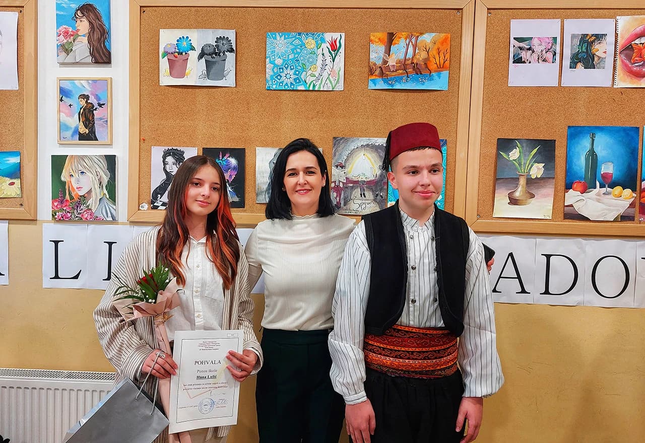 U J.U. Osnovna škola Gnojnice održana  je svečanost povodom Dana škole