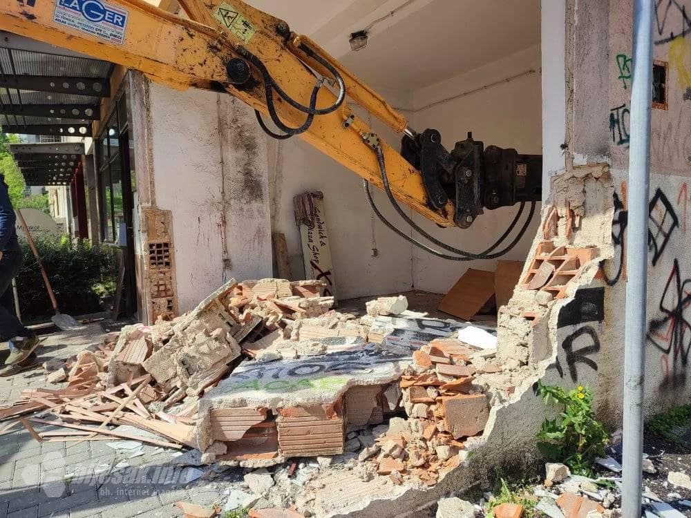 Demolicija u Zagrebačkoj ulici