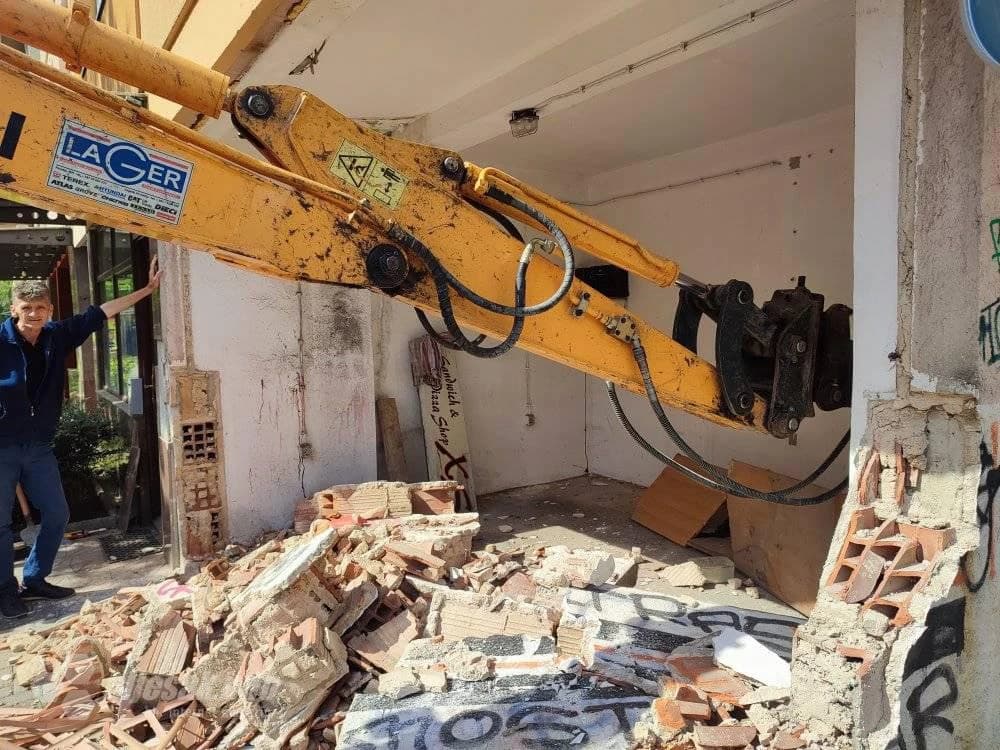 Demolicija u Zagrebačkoj ulici