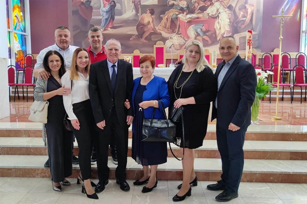 Blaženka i Ivan Knezović iz Mostara proslavili 50 godina braka