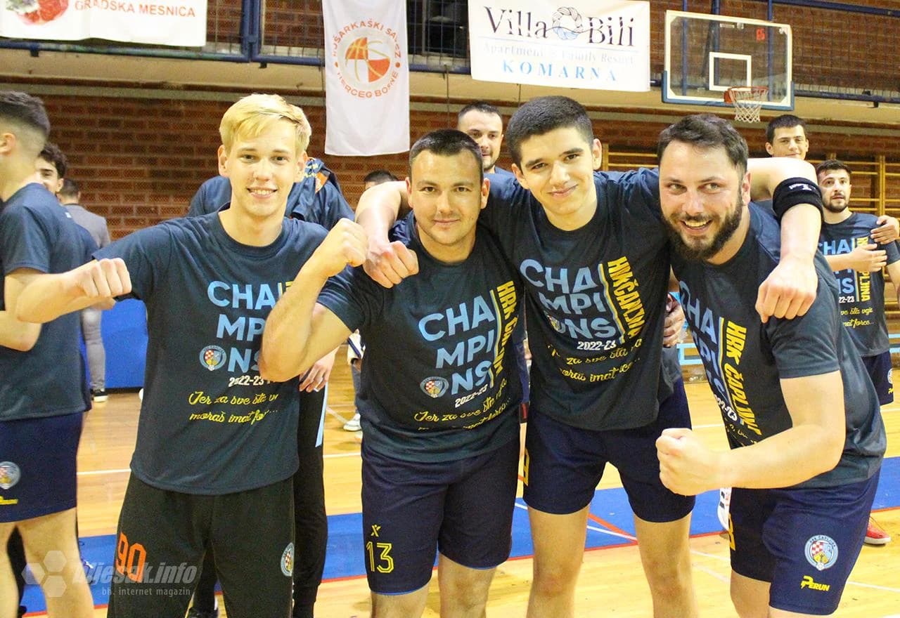 Čapljinski rukometaši pred domaćom publikom proslavili titulu prvaka