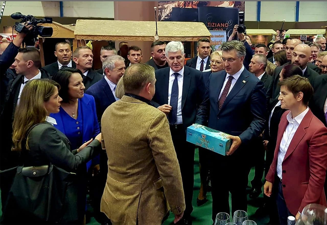 Hercegovački vinari iz Udruge Blaž na Sajmu u Mostaru