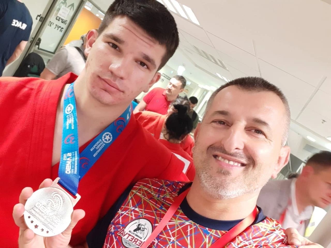 Josip Previšić i trener Majo Češko  