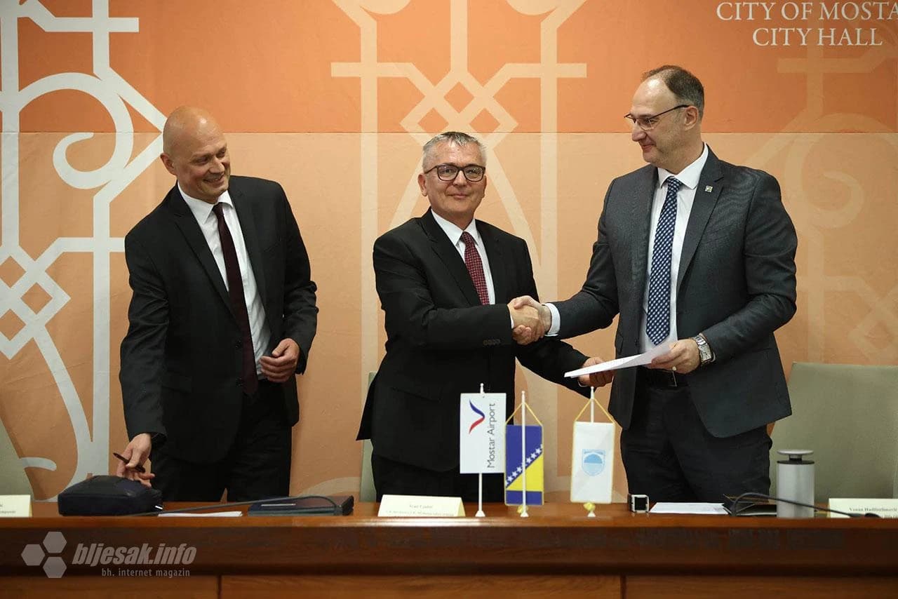 Svečanost potpisivanja ugovora Mostar Open City