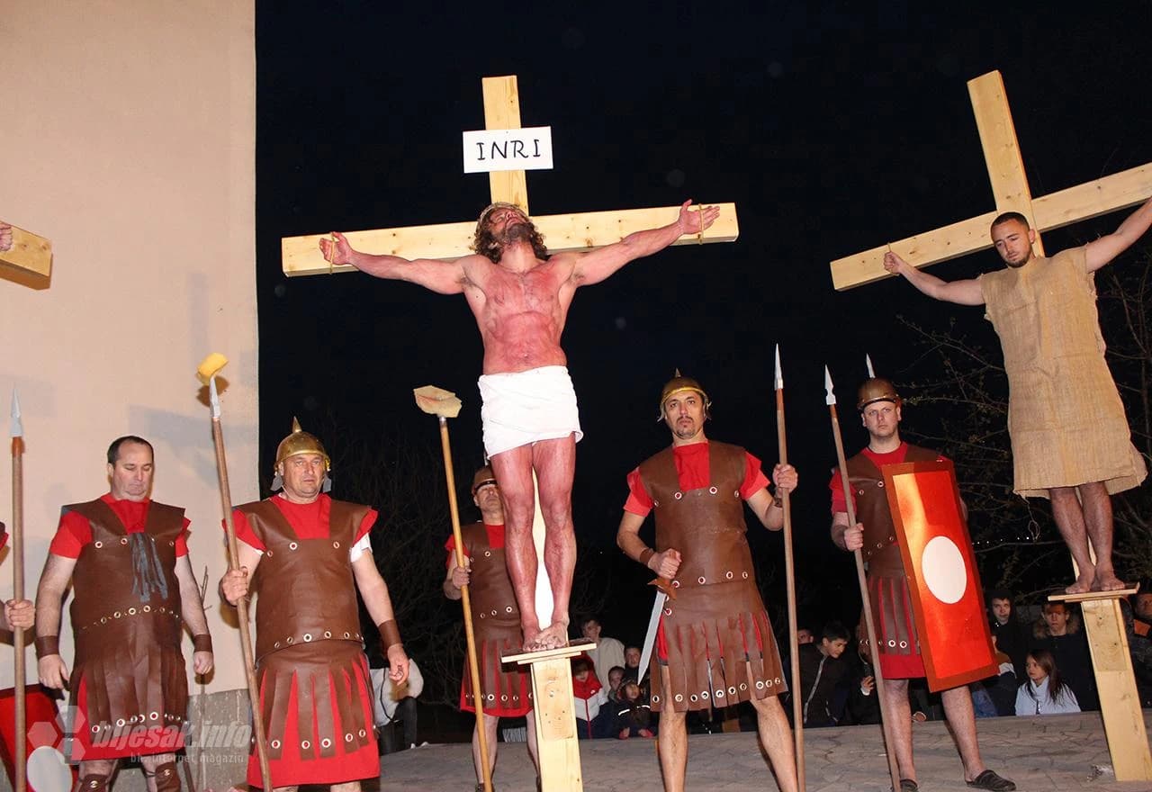 U Domanovićima kod Čapljine uprizorena Muka Gospodinova