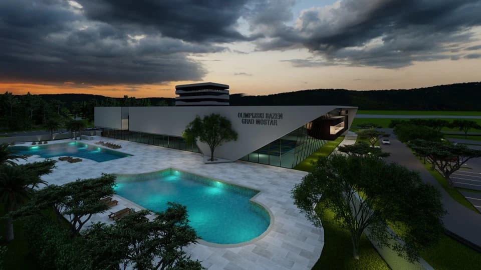 Olimpijski bazen u Mostaru