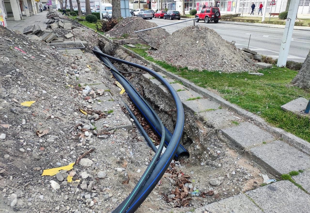Čapljina: U Ulici Ante Starčevića postavljene cijevi
