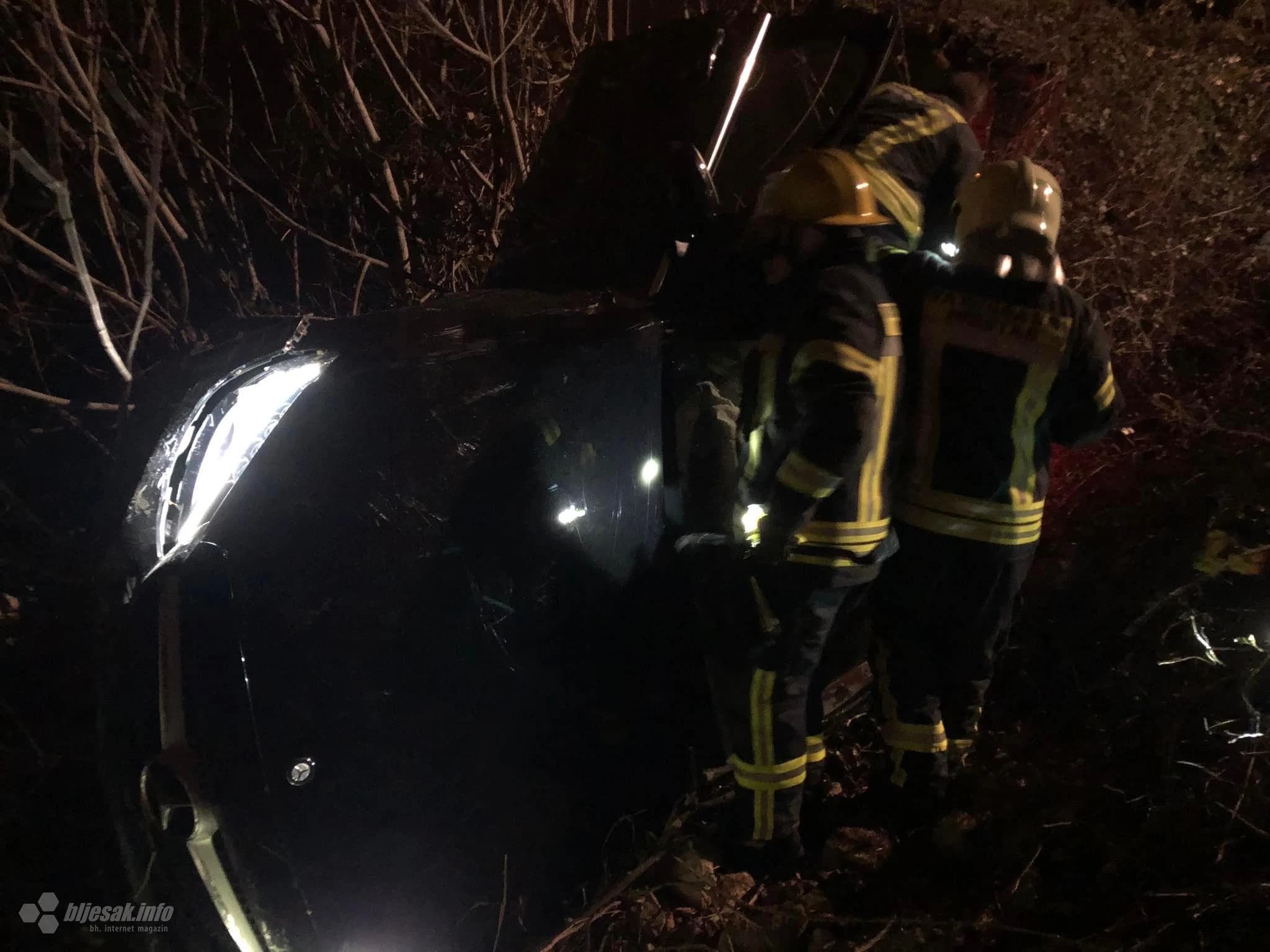 Žovnica: Automobil sletio u provaliju