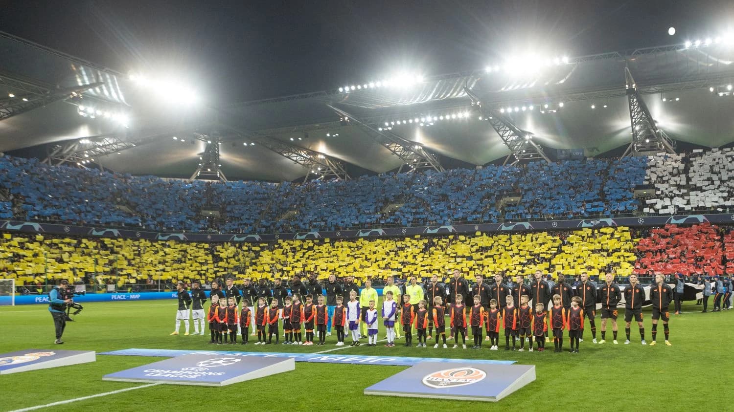 Pred početak utakmice Shakhtar - Rennes  