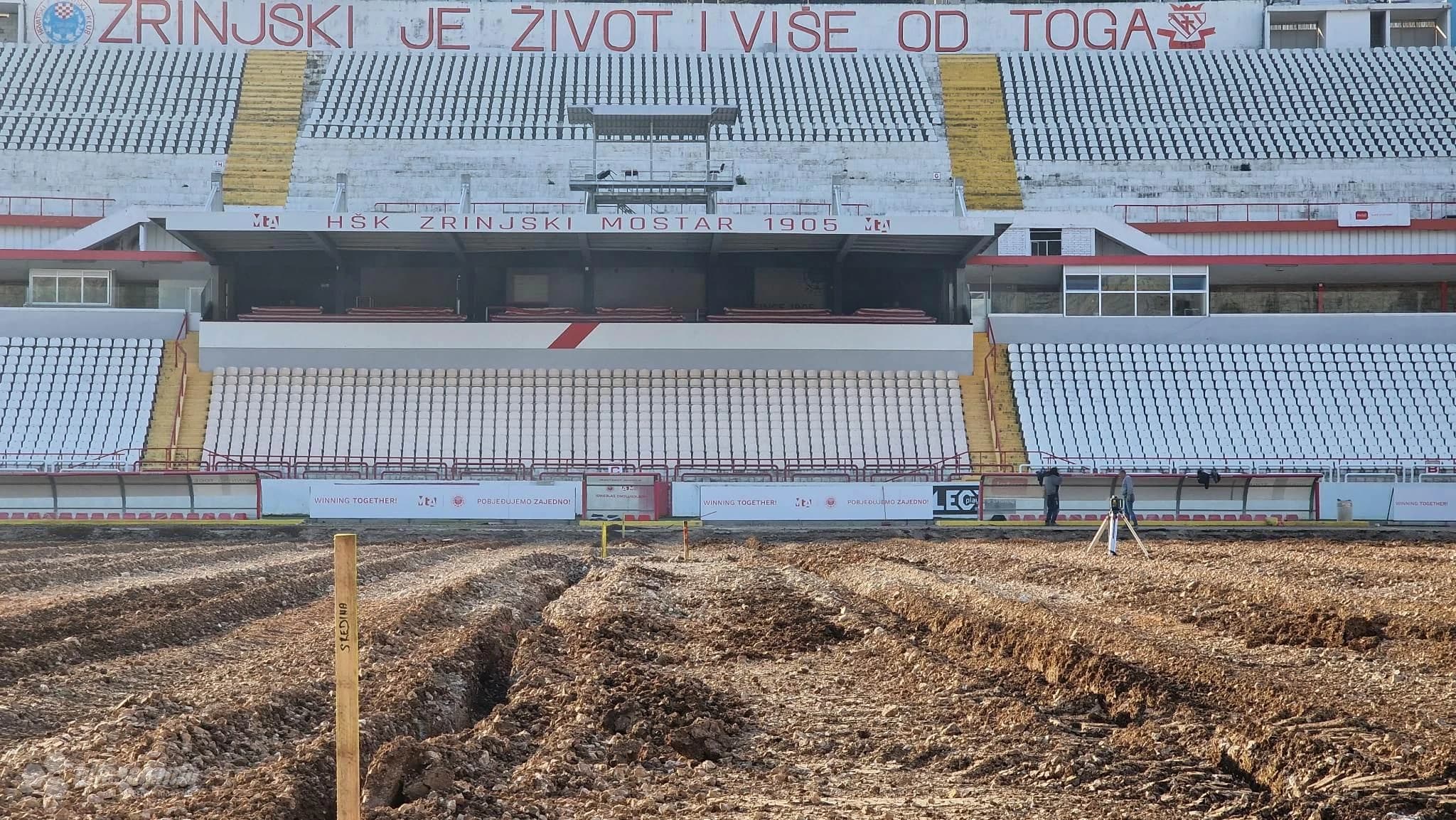 Travnjak na stadionu Zrinjskog bit će jedan od najboljih u regiji