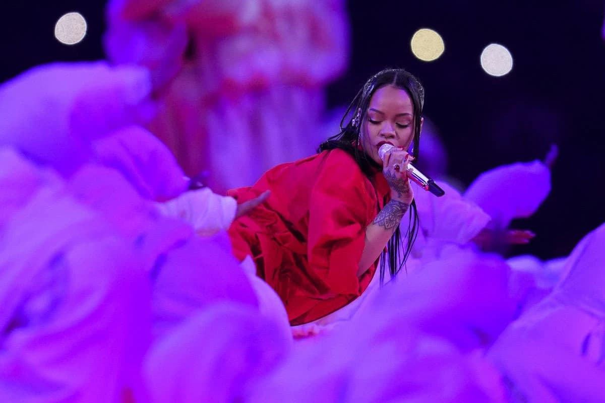 Rihanna tijekom nastupa