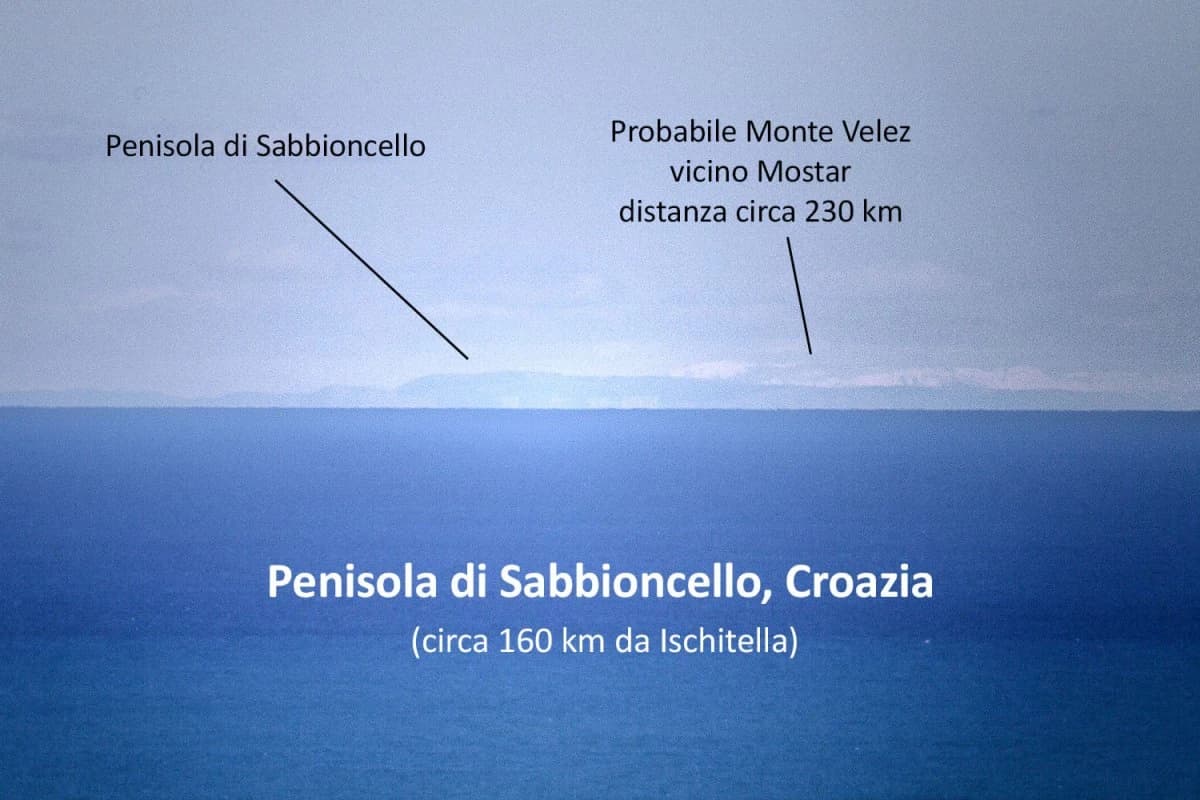 Planina Velež snimljena sa 230 kilometara udaljenosti 