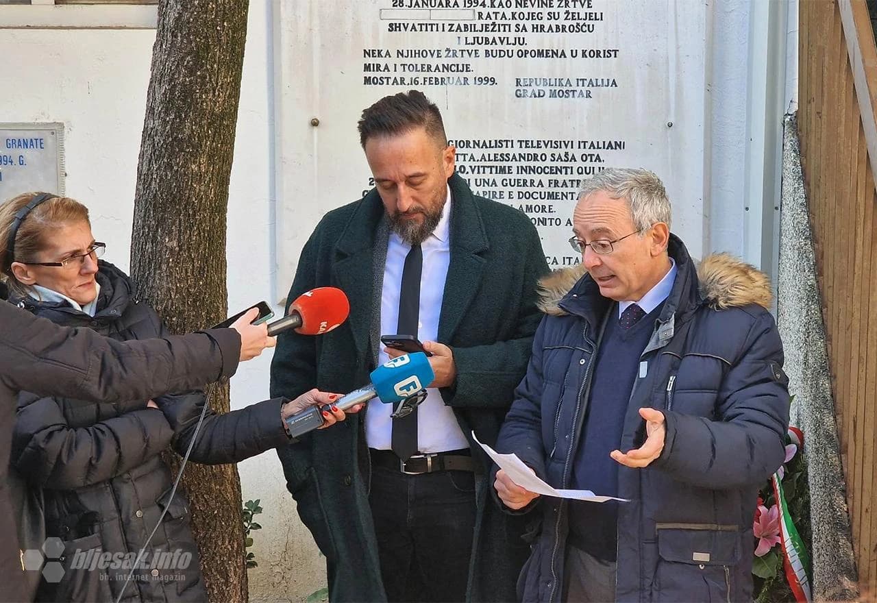 Odana počast talijanskim novinarima koji su stradali u ratu