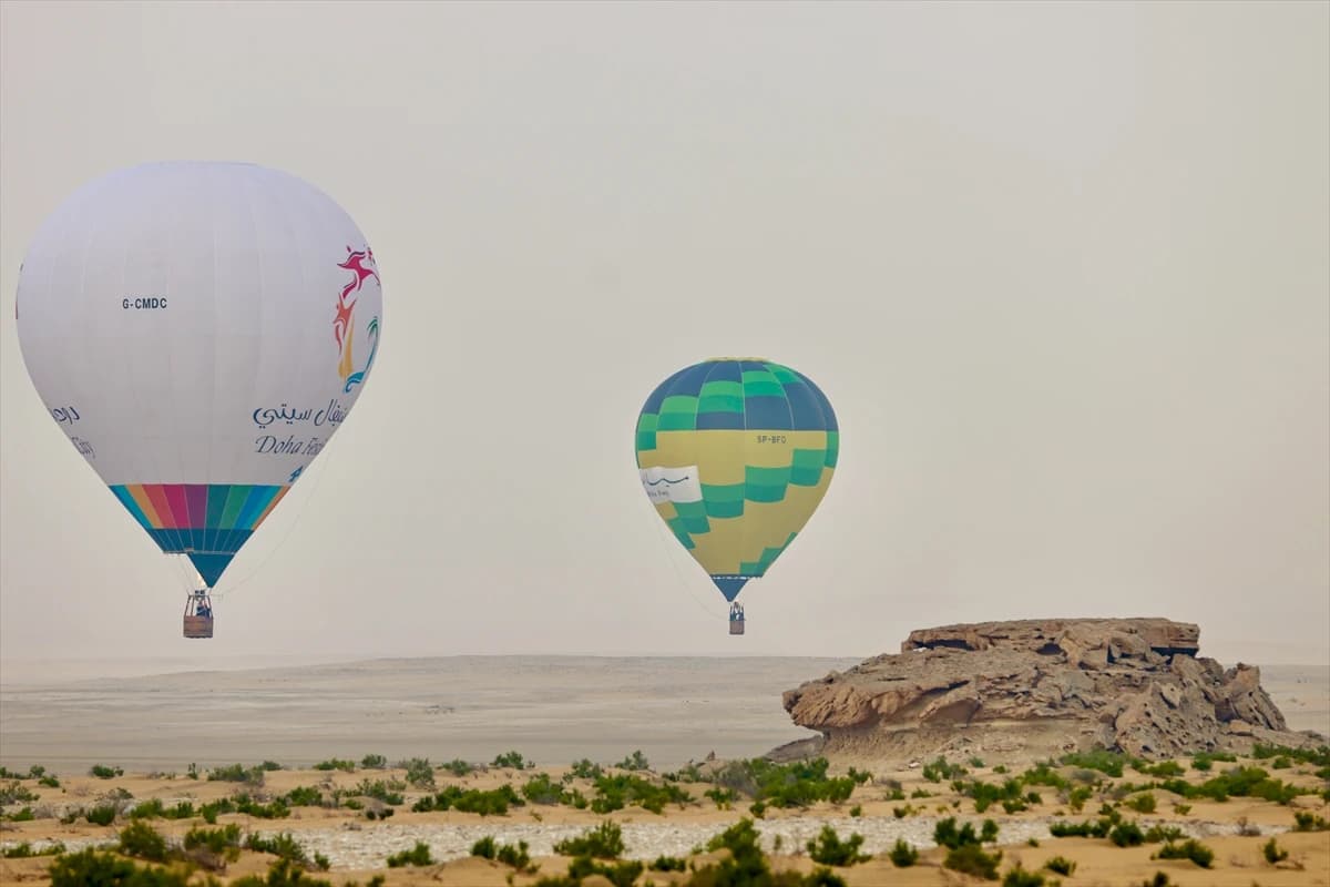  Šareni prizori na nebu iznad Dohe