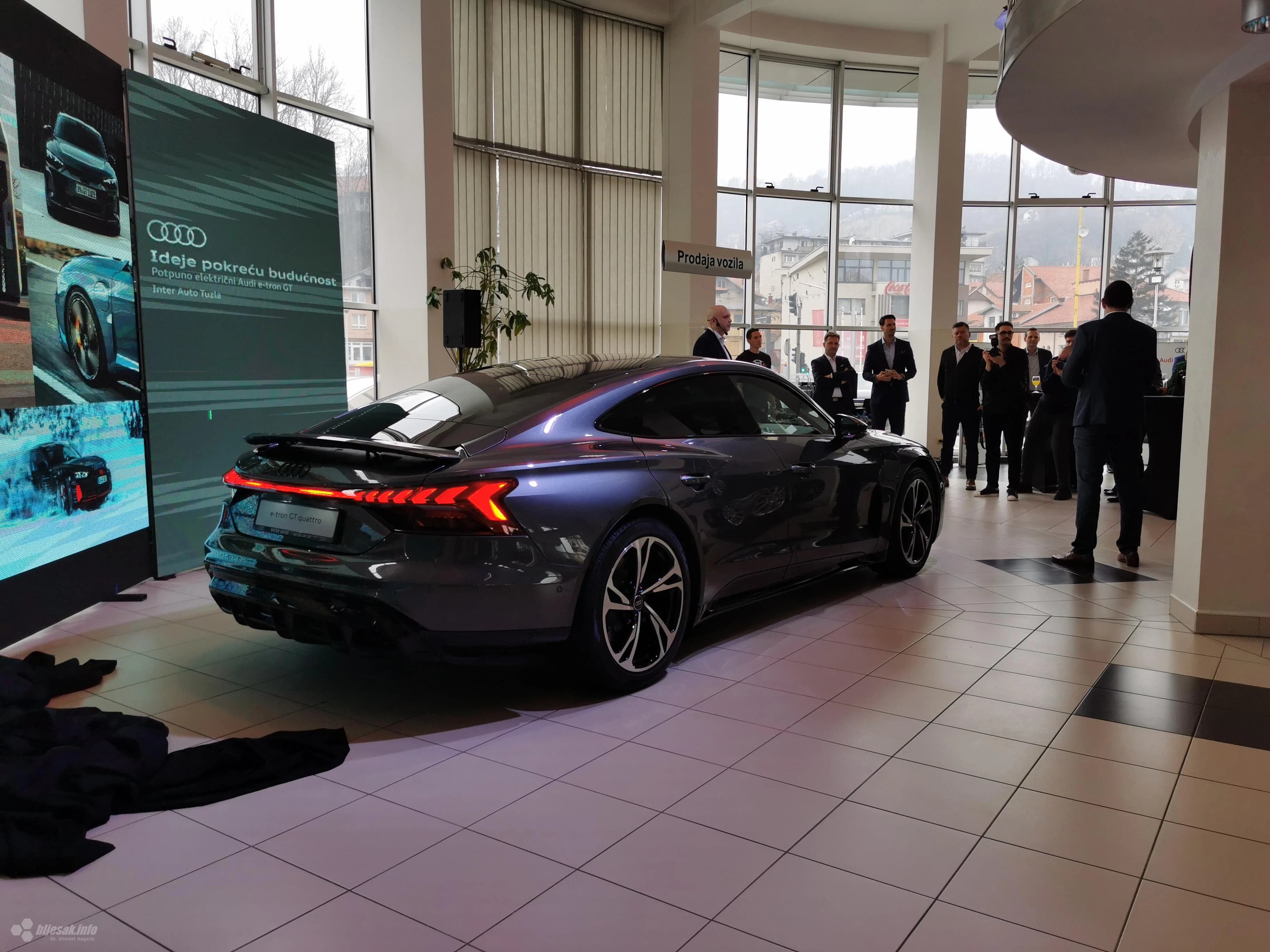 Audi predstavio brutalnu električnu zvijer - e-tron GT