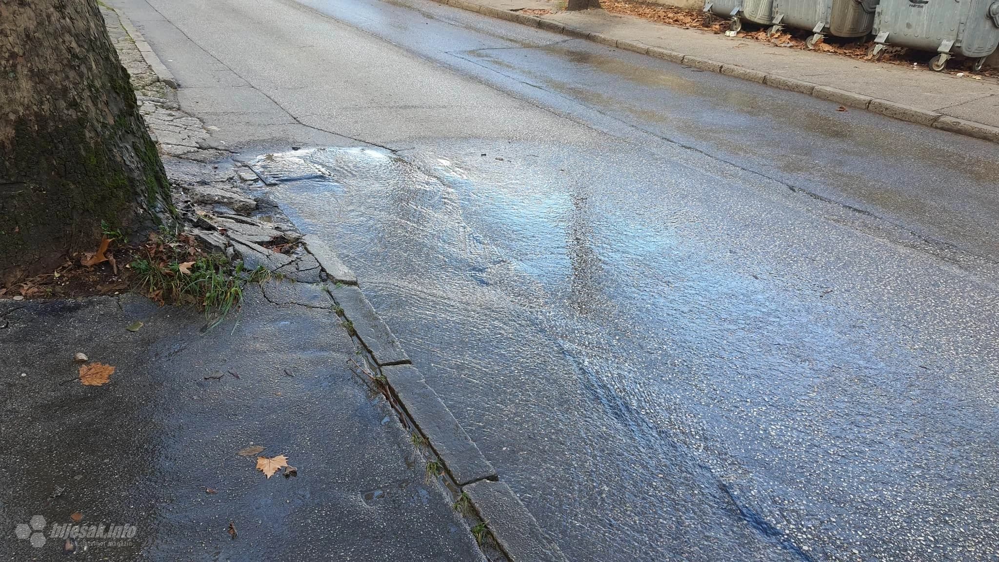 Opet pliva ulica Petra Krešimira IV u Mostaru