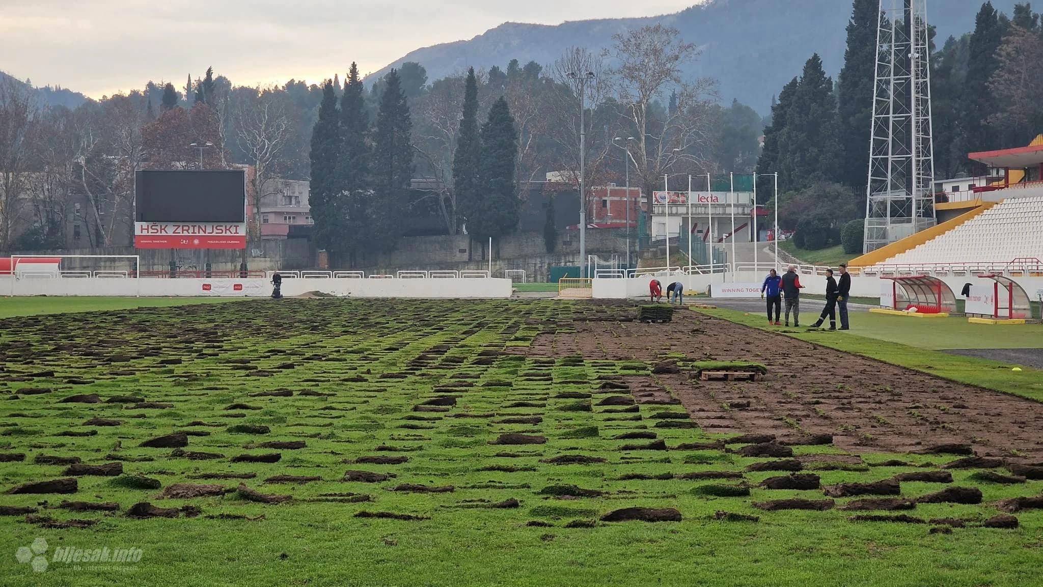 Zamjena travnate podloge na stadionu HŠK Zrinjski
