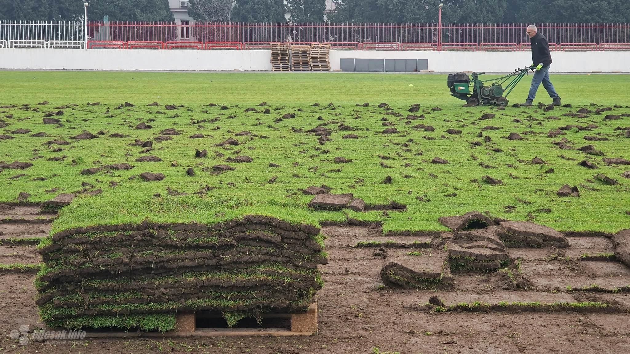 Zamjena travnate podloge na stadionu HŠK Zrinjski