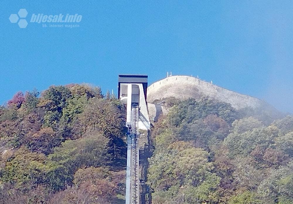 …uspinjačom bi se moglo do same utvrde