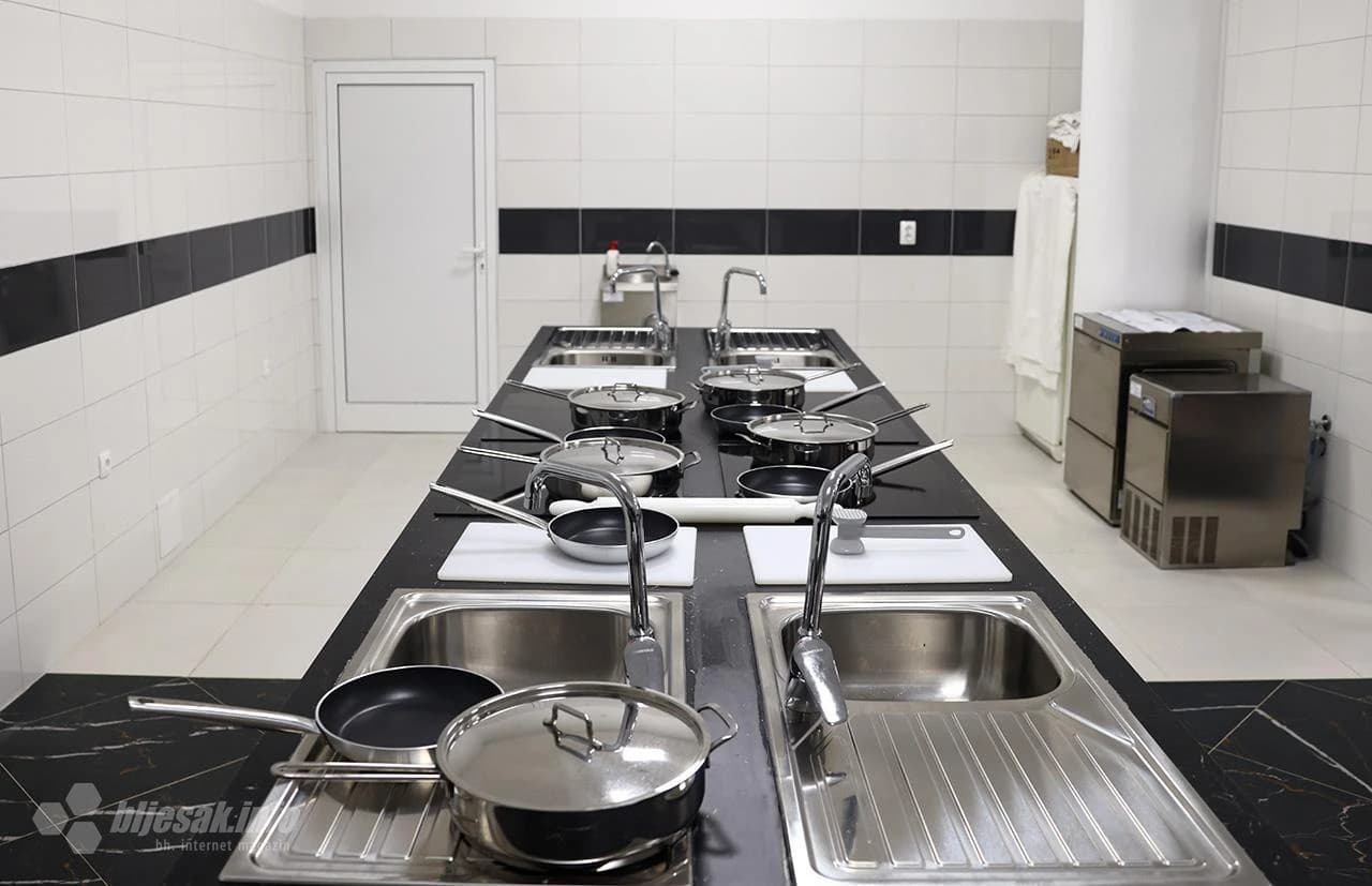 Kuhinja u kojoj će se pripremati različiti tradicionalni specijaliteti.