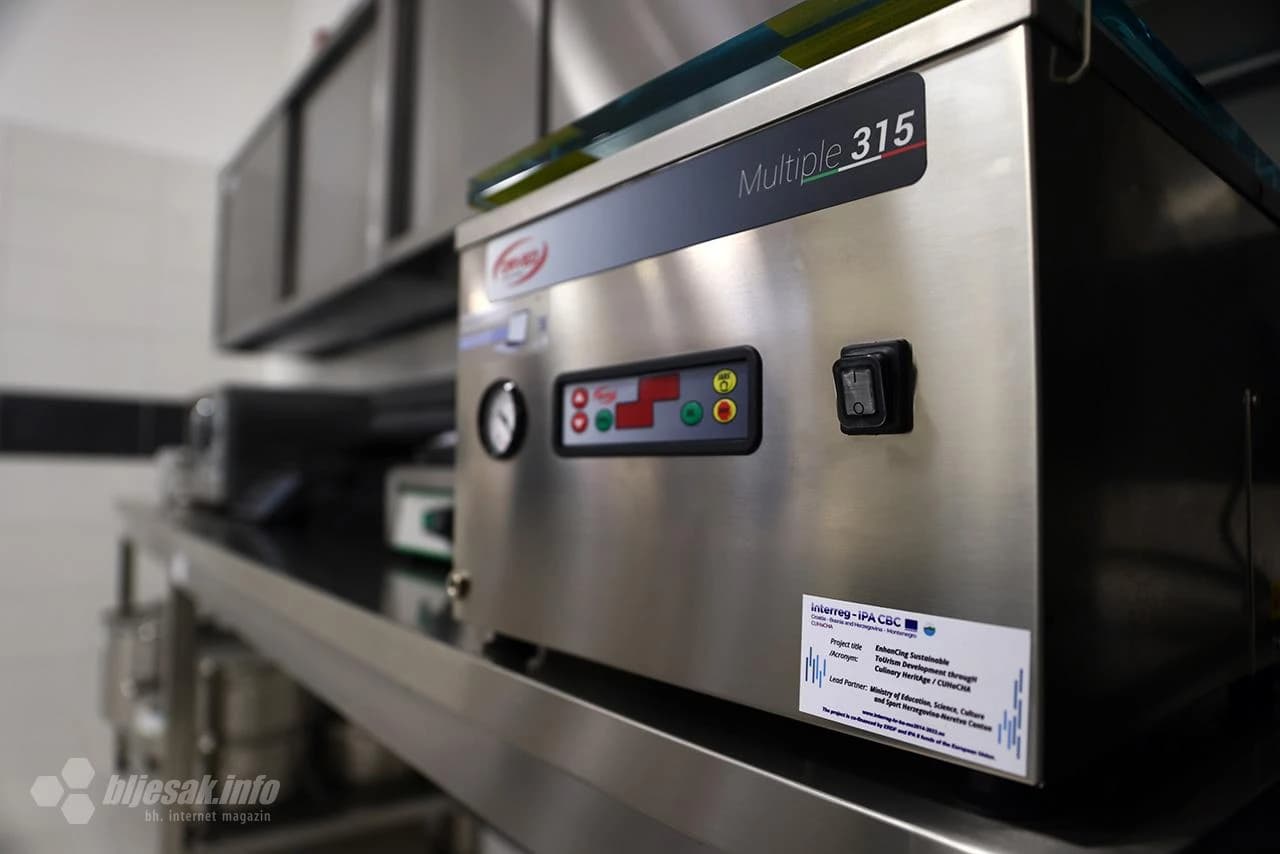 Kuhinja u kojoj će se pripremati različiti tradicionalni specijaliteti.