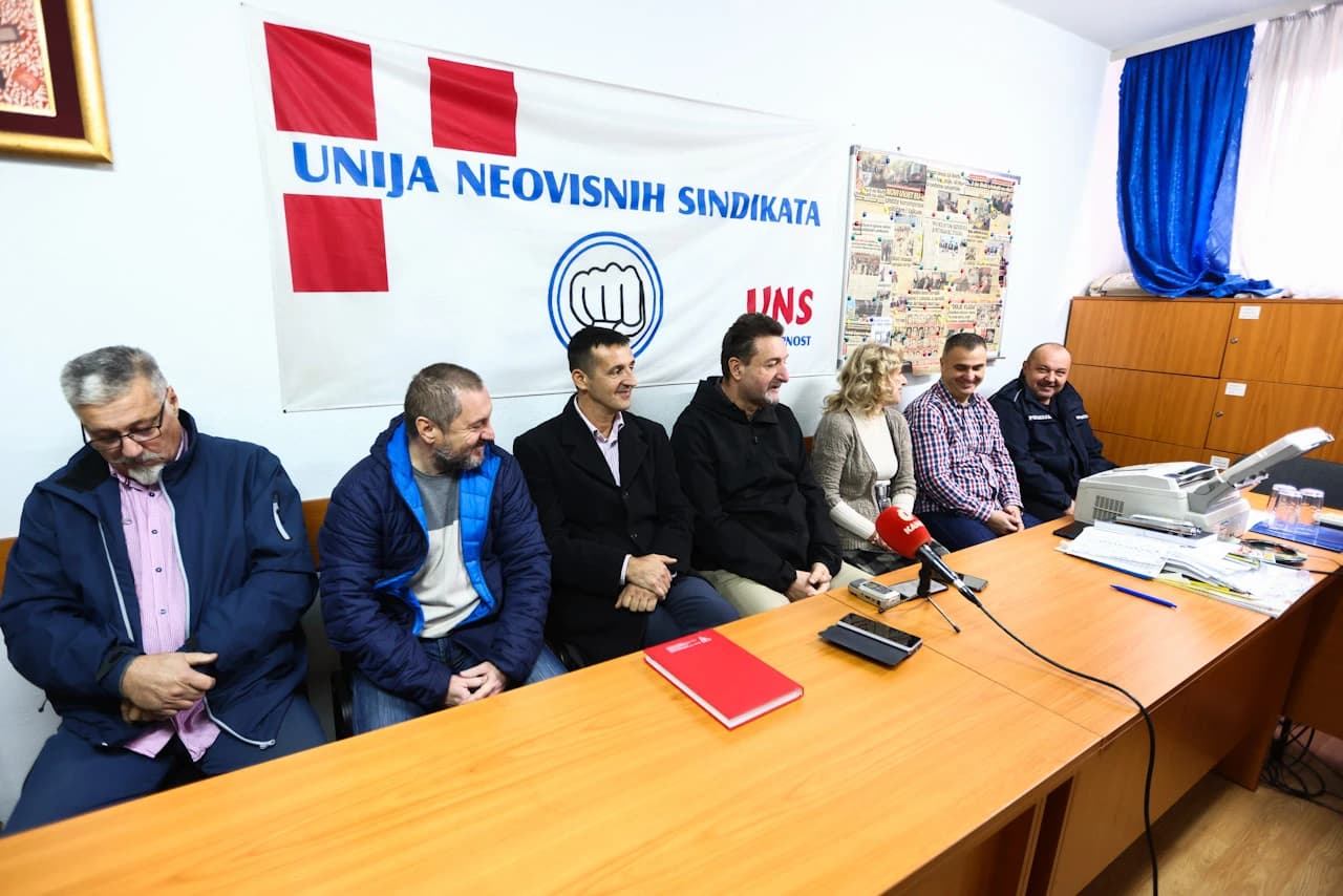 Članovi Unije neovisnih sindikata HNŽ