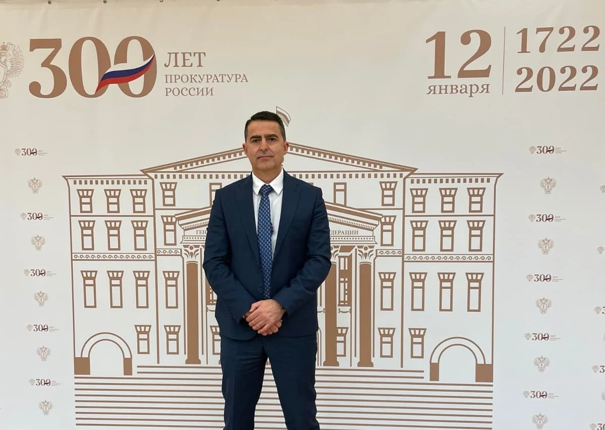 Milanko Kajganić u Moskvi 