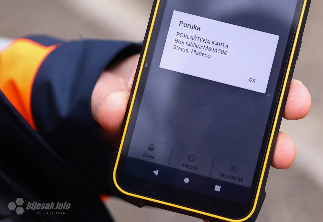 Naplata parkinga u Mostaru